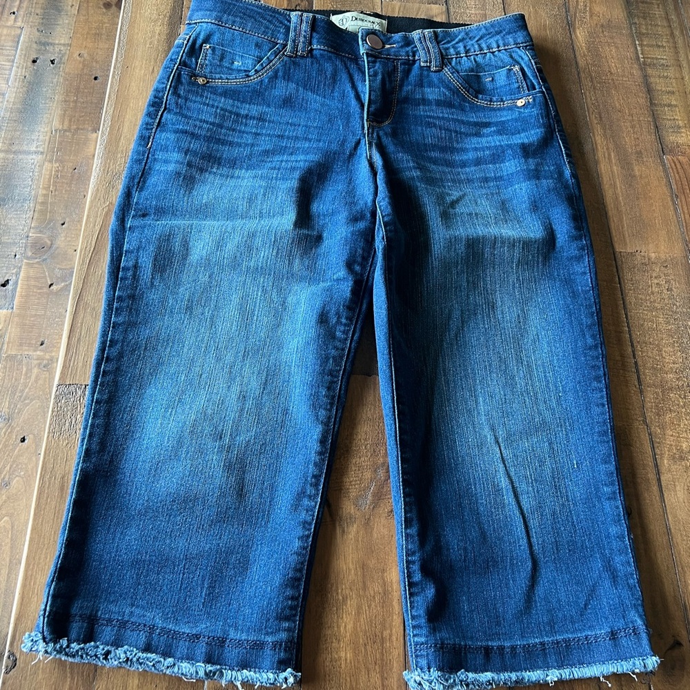 Democracy cropped Blue Jeans